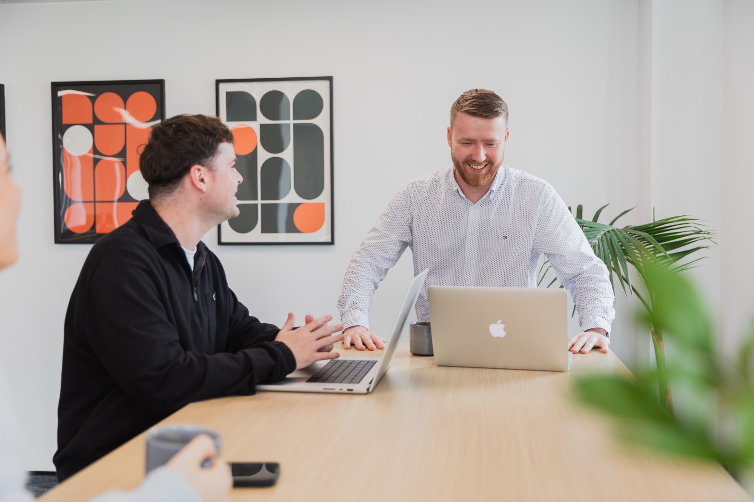 Startup team meeting